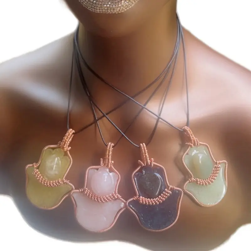 Double Sided Hamsa Necklace