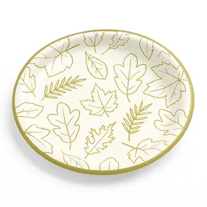 Elegant Thanksgiving 6.75" Paper Plates