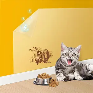 Electrostatic Wall Protective Film, Clear Wall Protector Removable Contact Paper, Transparent Static Cling, Plastic Wall Protector, Chair Back, Furniture, Door 6.6ft