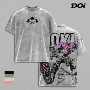 Loki Prince of Elbaf Graphic Tee, Vintage Washed One Piece Anime Shirt, Giant Warrior Myth Design with Viking Aesthetic, Heavyweight Cotton Unisex Streetwear Top, Gift for One Piece Fans and Anime Lovers