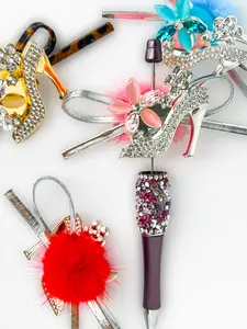 Rhinestone High Heel Design Jewelry, 1 Count Fashionable Jewelry Making Accessories for Women & Girls, Diy Jewelry Making Accessories for Necklace & Bracelet, Diy Jewelry Decoration