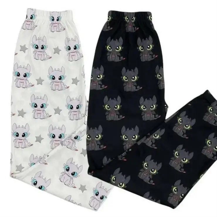Matching Dragon Pajama Pants Set, Couple Lounge Wear, Cute Unisex Sleepwear, Birthday Holiday Gift