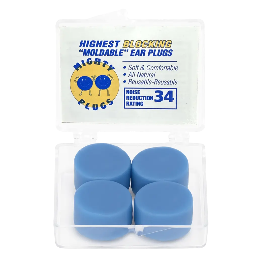 Mighty Plugs Natural Beeswax Moldable Earplugs for Sleeping, Swimming & Noise Reduction
