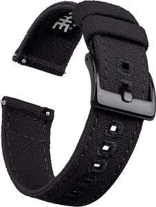 Ritche Canvas Quick Release Watch Band 18mm 20mm 22mm Replacement Watch Straps for Men Women, Valentine's day gifts for him or her