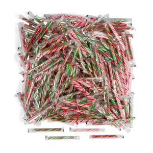 16 lbs. Bulk 640 Pc. Christmas Fruit Hard Candy Stick Assortment