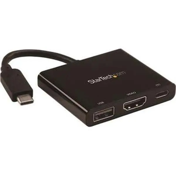 Startech CDP2HDUACP USB Type-C to HDMI Adapter with Power Delivery & USB Port C 4K Adapter