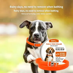 Cat and dog deworming collar, flea and tick removal with buckle, pet deworming collar