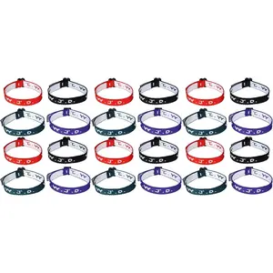 24 Pack WWJD Bracelets for Women & Men - Christian  Wristbands - Adjustable W.W.J.D "What Would  Do" Faith Bracelets - Bulk Religious Gifts