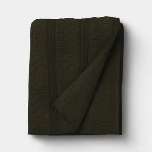 50"x60" Dimensional Knit Throw Green - Threshold
