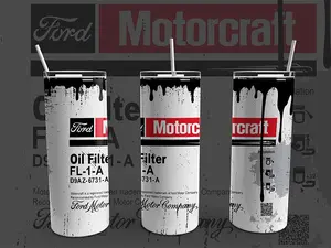 Ford Motocraft Oil Filter Tumbler - 20 oz Vacuum Insulated Drinkware Stainless Steel 20 oz Tumbler xmas tumbler