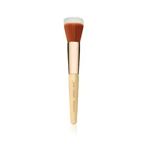 Jane Iredale Blending Brush, Natural Wood Handle, Brush Body, Ideal for Glowing Skin, Versatile Tool for All Skin Types