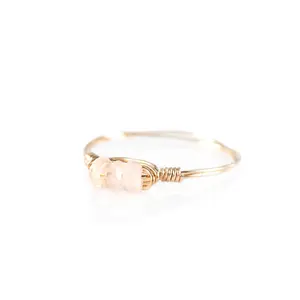 Rose Quartz Statement Ring