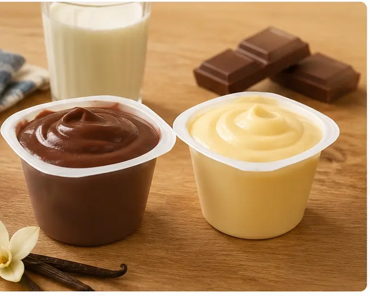 Chocolate and Vanilla Pudding Cups, 3.25 oz., 12-ct Family Pack