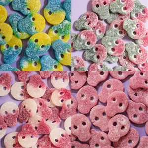 Mathijis Sour Skull Mix Bold Skull-Shaped Gummies with Vibrant Flavor and Sweet Sour Contrast Gelatin Free Gluten Free
