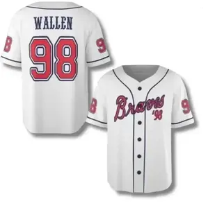 Morgan Still The Problem Tour 2026 Baseball Jersey Vol 98, Braves Style Country Concert Shirt, Western Nashville Fan Outfit2