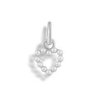 Silver, Snow Angel Charm