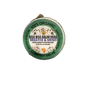 BOO BOO BALM HEAL BREATHE AND MEND, Healing, Natural, Cough