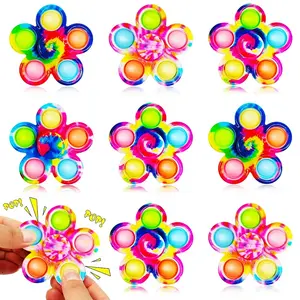 Colorful Finger Bubble Spin Tops, Handheld Finger Spinning Top, 3/5/10 Pieces Set, Perfect for Birthday Parties, Carnivals, Celebrations, Weddings, Easter Gifts