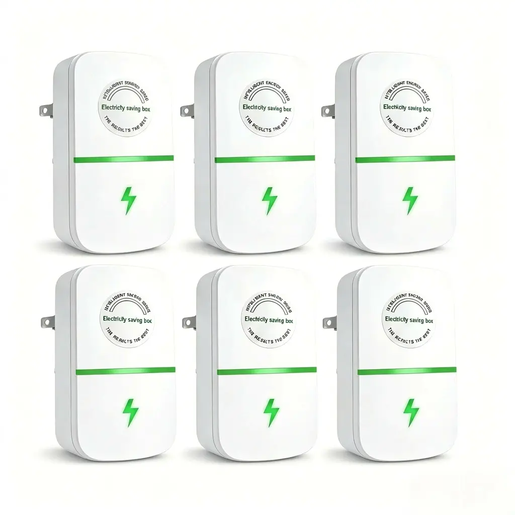 2026 New Styling Appliance Power Saver Voltage Stabilizer, US Plug, Plug in Module, 90-250V Wide Voltage Input, Sturdy Hard Shell, Easy-to-Use Outlet, Green Light Signal, Daily Home Electrical Equipment for Household Small Gadgets