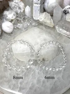 Genuine Clear Quartz Crystal Bracelet