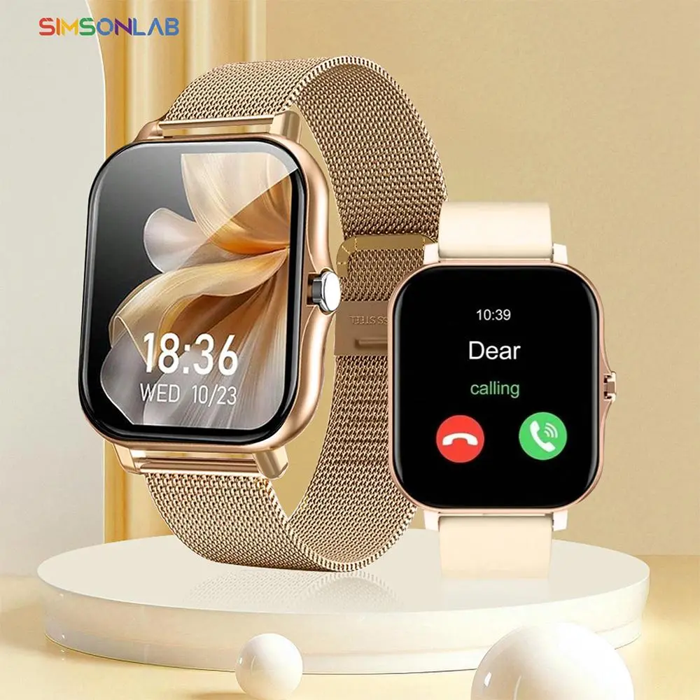 SIMSONLAB 1.83 Inch Portable Trendy Multifunctional Watch, 1 Count Digital Watch with BT Support Music Control, Sports Watch for Women & Men, Wearable Smartwatch, Sports Tracking Smartwatch, Smartwatch with Calls