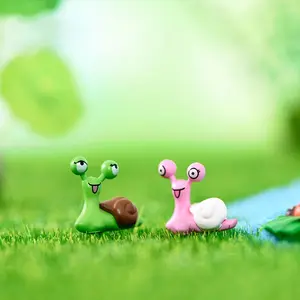 Cute Snails Miniatures, Snail Fairy Garden Accessories for Micro Landscape,Fairy Garden Supplies,Plant Pots, Bonsai Craft Decor