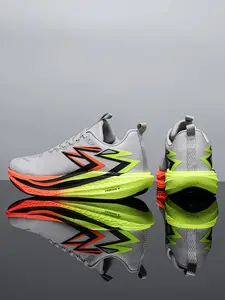 Flying Flame 4 Carbon Plate Running Sneakers Men's and Women's Youth Marathon Racing Shock Absorbing Training Genuine Full Palm Running Shoes