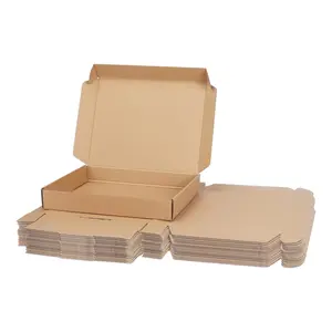 15.8 x 11.8 x 2 inch Brown Corrugated Cardboard Mailers for Small Businesses, Document Mailers, and Packaging Supplies (10/20 pcs)
