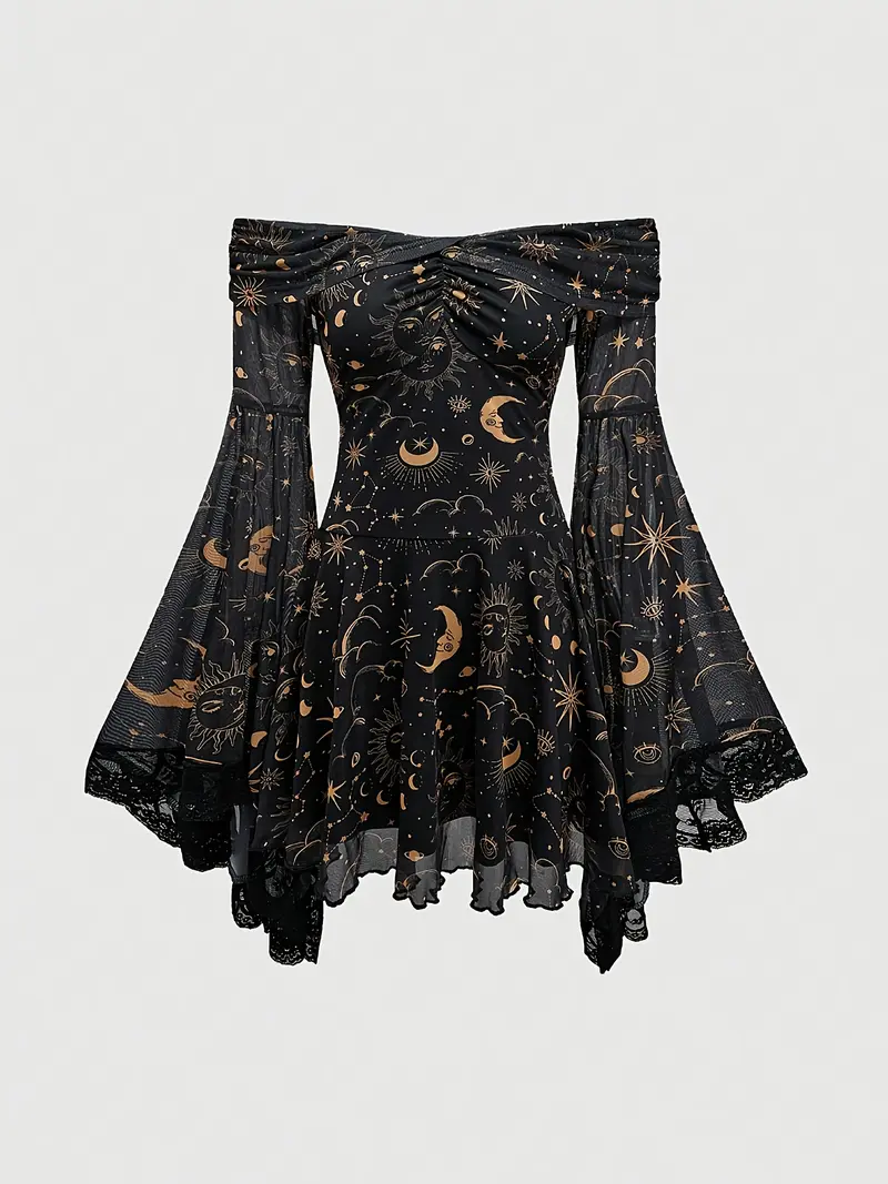 mango flared sleeve dress - TikTok Shop mango flared sleeve dress - TikTok Shop