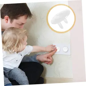 14pcs White Power Socket Plugs Protector Cover,Protection Anti Electric Shock Electrical Outlet Cover Plate,Protection Anti Electric Shock for Baby Safety Guard,Electrical Safety Safety
