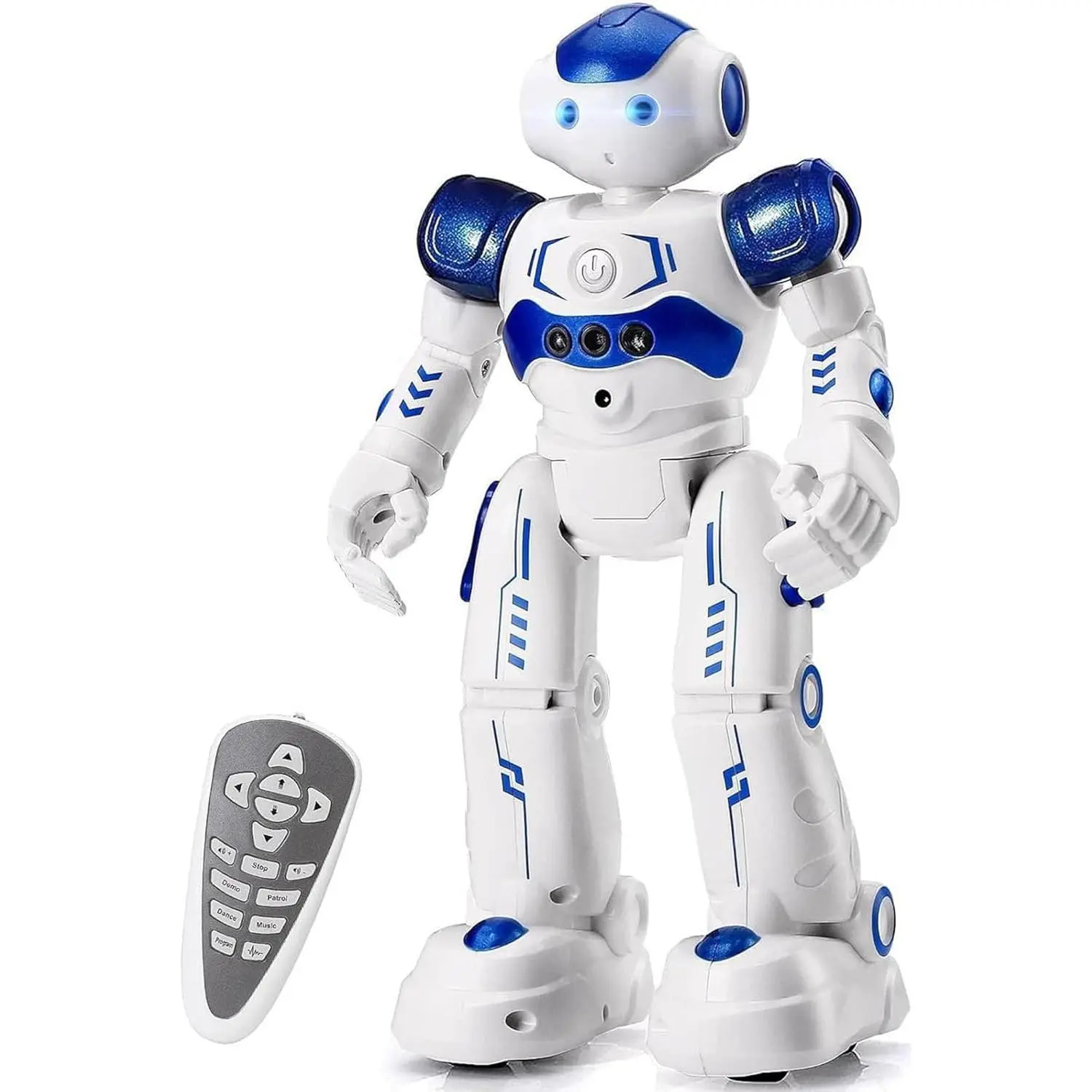 KingsDragon RC Robot Toys for Kids, Gesture & Sensing Programmable Remote Control Smart Robot for Age 3 4 5 6 7 8 Year Old Boys Girls Birthday Gift Present