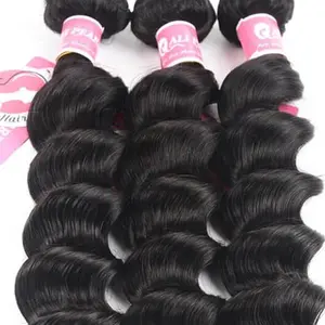 Loose Deep Wave Weave Hair 3 Bundles And 6x6 Lace Closure