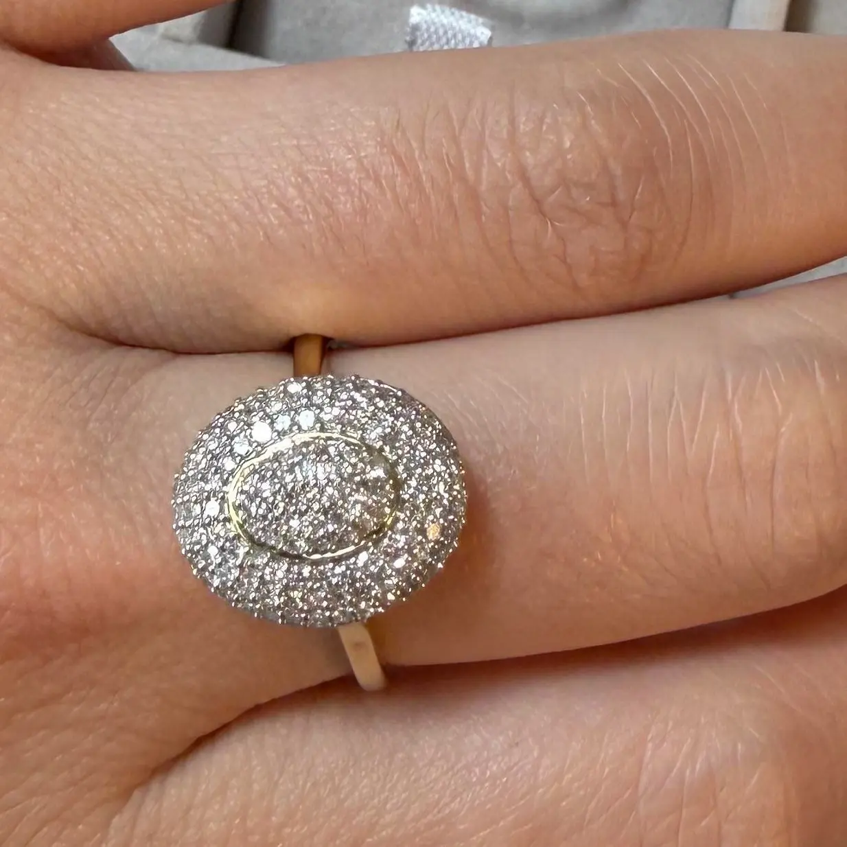 10K DMT Natural Costume Jewelry Ring, Fashion Accessory