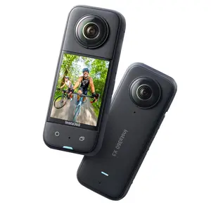 Insta360 X3 360-Degree Action Camera, 5.7K 360 Active HDR Video, 4K Single-Lens Shooting, Waterproof, 2.29" Touchscreen, for Wintersports, Vlogging.