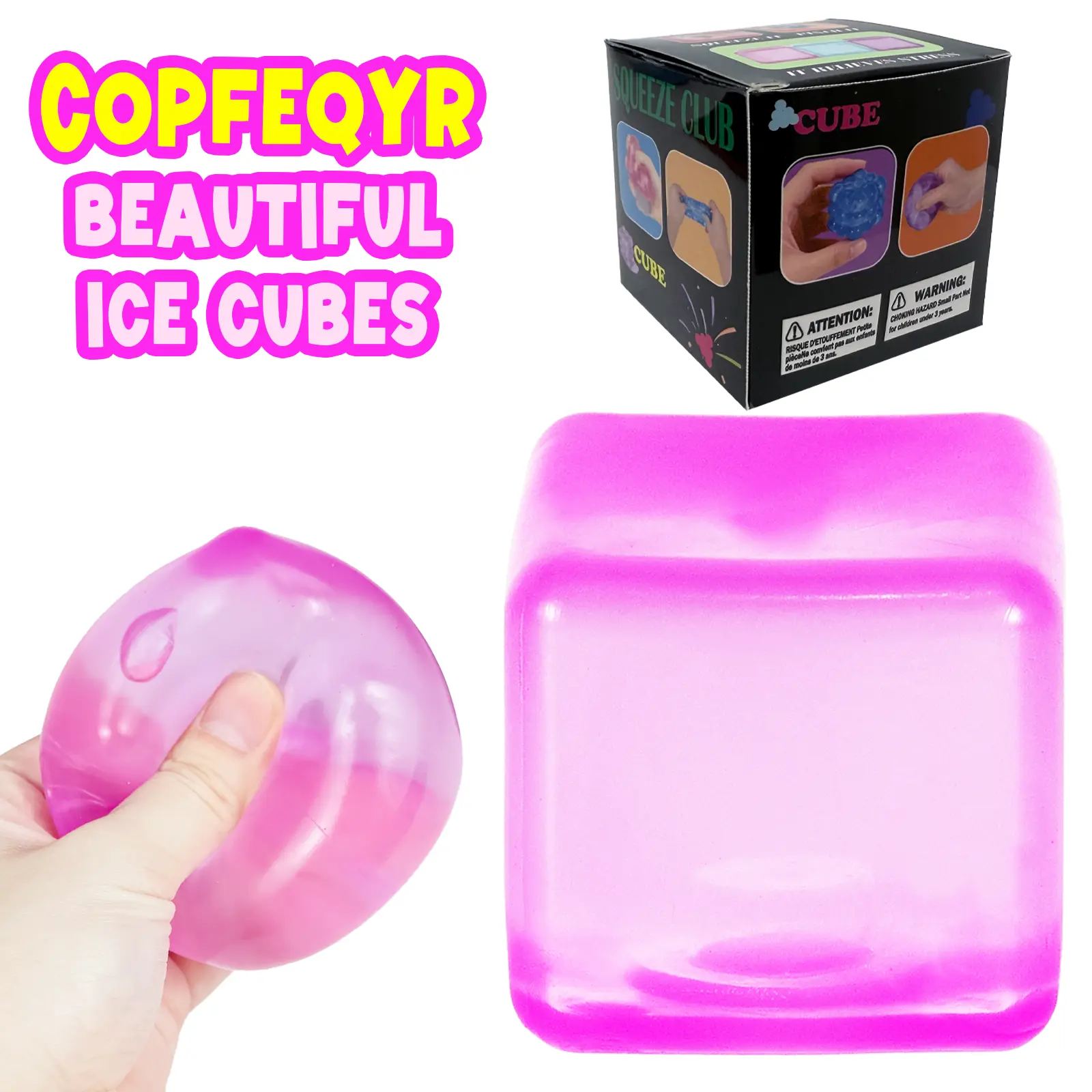 Purple 1.96in Wonder Waves Texture  Berg Teenie Fidget Toy Stress Relief Toy-Fun & Relaxing for Kids and Adults(Purple)