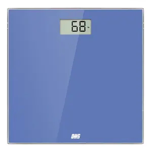 Optima Home Scales  Essence Bathroom Body Weight Scale, Blue