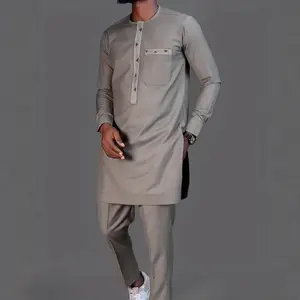 Breathable Men's Summer Set 2025 New African Men's Ethnic Set Embroidered Style
