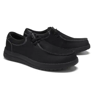 Non Slip Waterproof Black Work Shoes for Men - Lightweight Comfort Chef Shoes, Perfect for Kitchen, Restaurant, and Casual Daily Activities