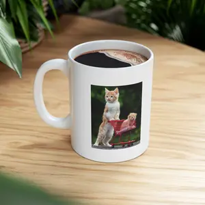 Rustic Barn Owl Mug Woodland Wildlife Ceramic Coffee Cup for Men Women | Cute Owl Illustration Nature Lover Ceramic Mug | Birdwatcher Gift Idea Coffee Tea Mug | Rustic Farmhouse Owl Decor Birthday Christmas Gift | Viral TikTok Owl Lover Mug