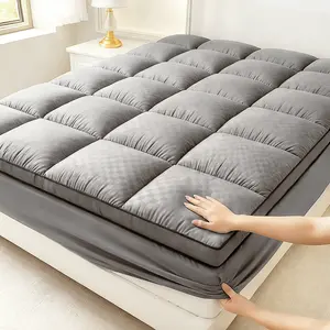 Extra Thick Mattress topper  8-21 Inch Deep Pockets Soft on Skin, Breathable Polyester Machine Washable and Comfortable Cooling Mattress Pad top down-alternative fill mattress protection