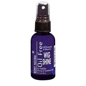 Bonfi Natural Oil-Free Wig Shine Liquid (2 oz) - Compact, Lightweight Haircare Accessory for Hair Extensions & Wigs, Daily Use by Actors; Distribute with Brush or Comb