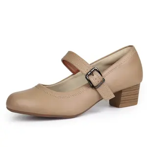 Ortho rest Women Mary Janes Shoes Accommodating to Bunion-Friendly Dress Shoes Low Chunky Heels Work Pumps