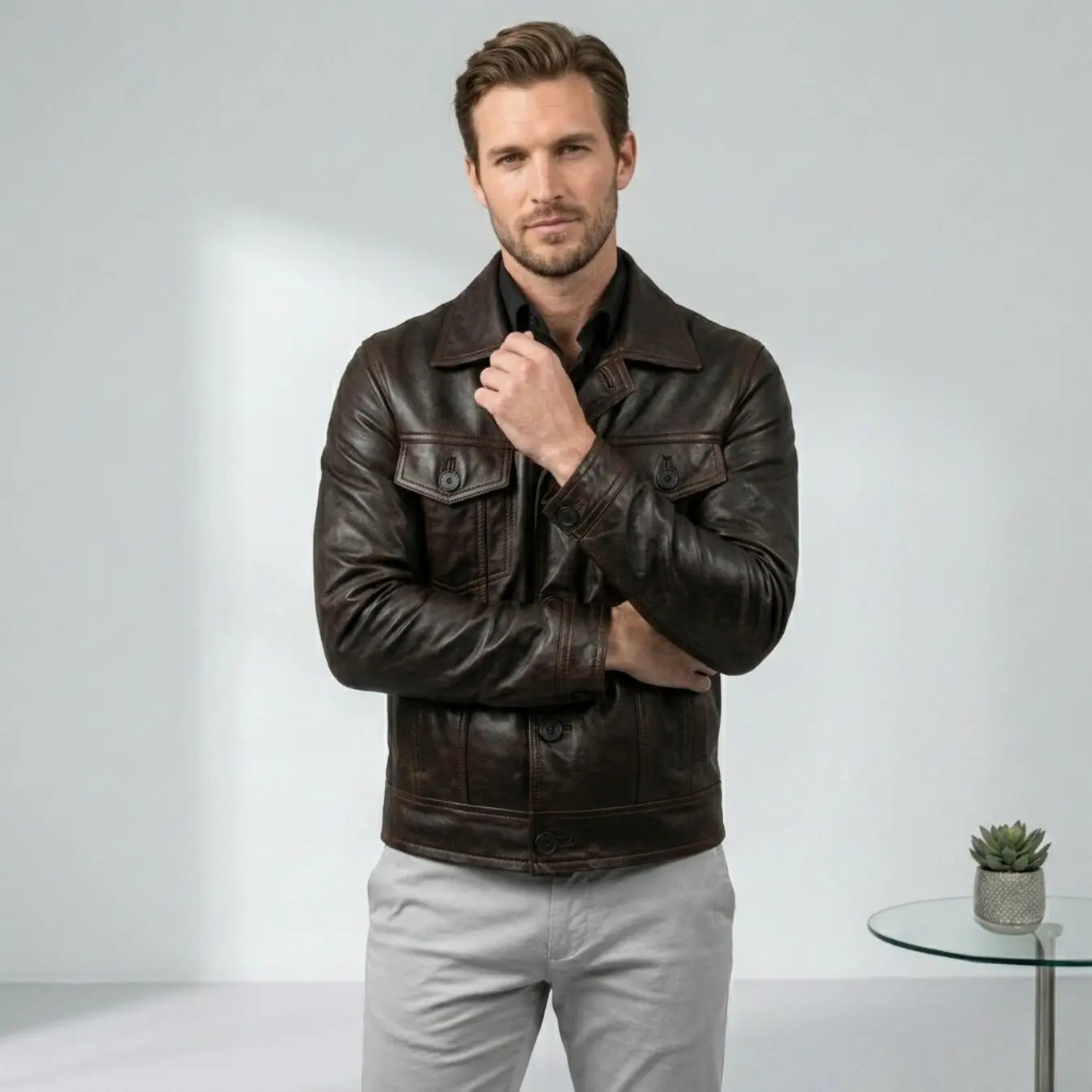 Hunter Jacket – Rugged Timeless Built for the Outdoors Casual Breathable Coats Man