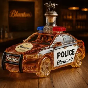Police Car Whiskey Decanter, Cool Bar Accessory, Perfect for Jack Daniel’s Fans, Unique Gift Idea, Enhance Your Drinking Experience