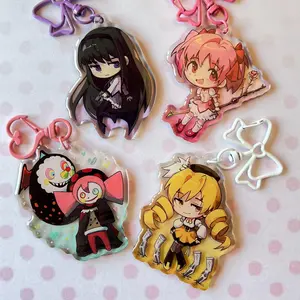 PMMM Madoka Magica acrylic epoxy keychain  | Madoka Homura Mommy Charlotte Bebe