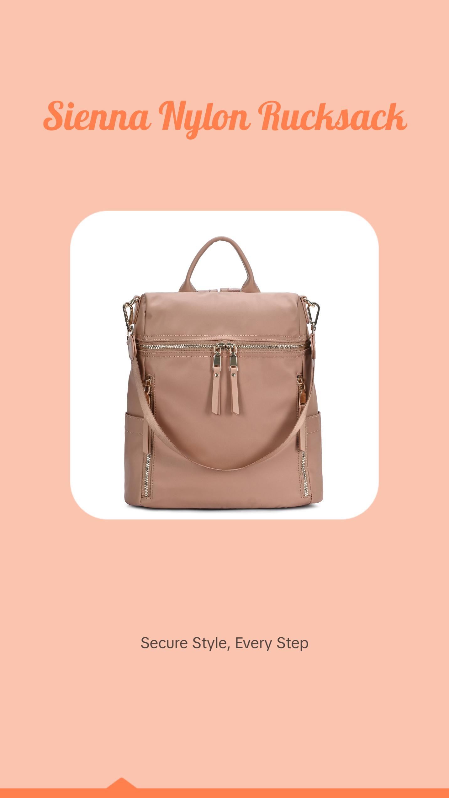 Sienna Nylon Backpack