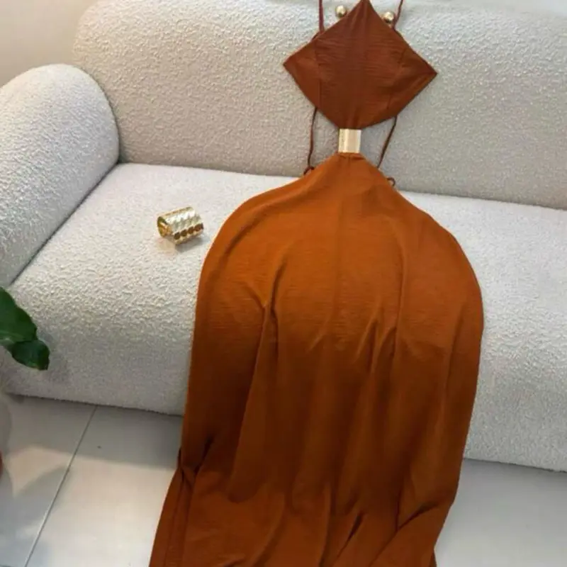 “La Bellísima” Women’s Maxi Dress in Burnt Sienna