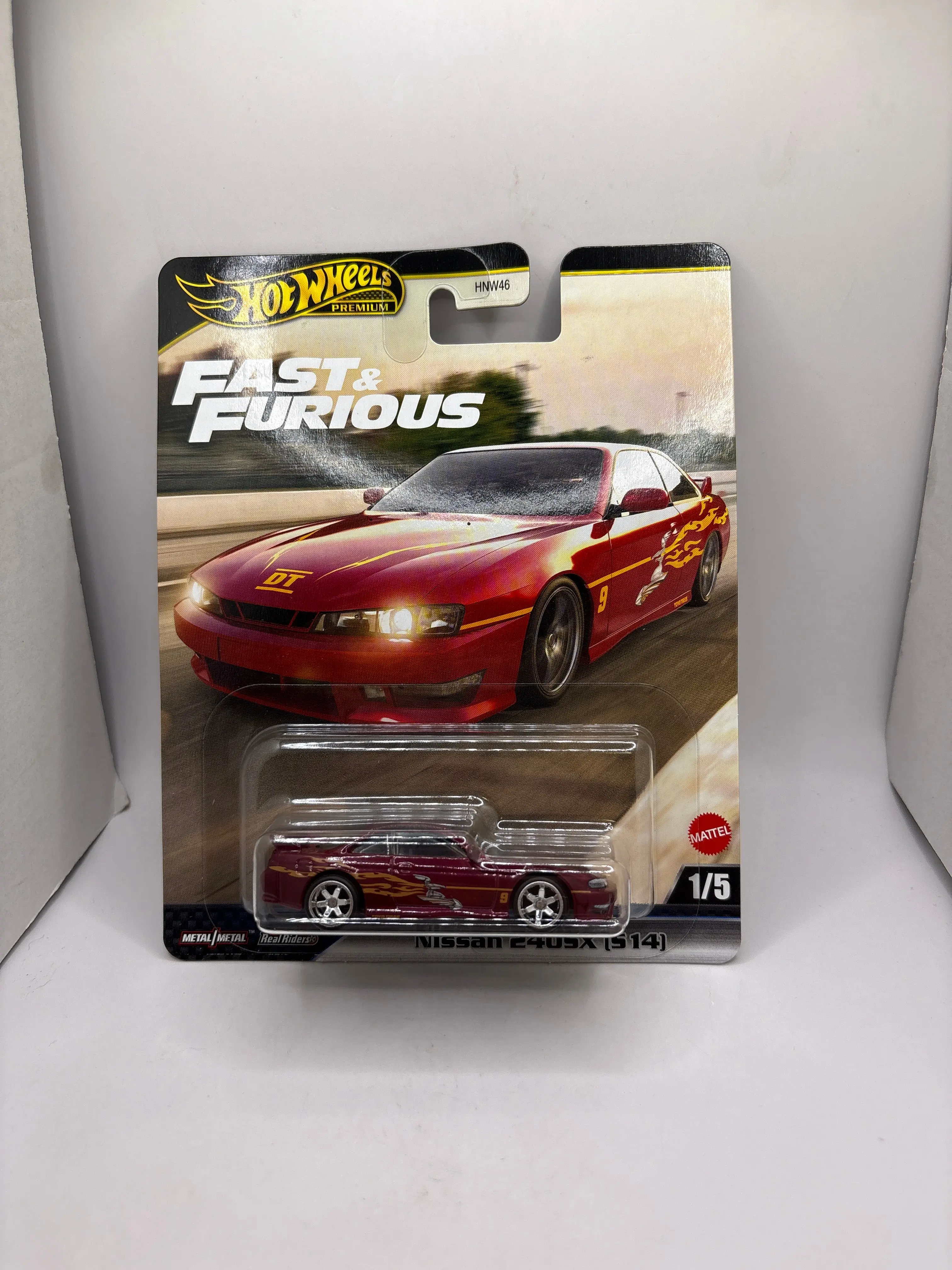 Hot Wheels Nissan 240SX (S14) Diecast red