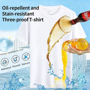 Storm-Proof & Sweat-Free Men's Quick-Dry Tech Tee for Outdoor Adventures Water and Stain Resistant Black Technology boyz t-shirt  customization summer fit