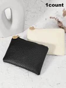 Women's Fashionable Solid Color Short Wallet, Casual Multi Slot Card Holder, Simple Casual Multi Card Slot Wallet for Women & Girls